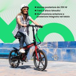 Bicicleta Eléctrica Youin BK1900 OSLO Rojo