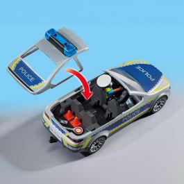 Playmobil Coche Patrulla Action Heroes 71729 con Luz y Sonido para Niños +4 Años