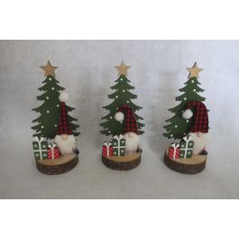 DKD Home Decor Set 6 Adornos para Árbol de Navidad Tradicionales MDF Verde Rojo 8x8x19 cm Precio: 10.22208. SKU: B1BMVQ4FFA