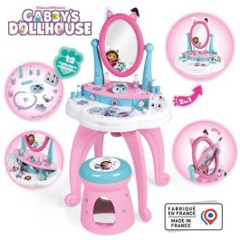 Smoby - Gabby y la Casa Mágica - Tocador infantil 2 en 1 - Taburete incluido - 12 accesorios - Espejo regulable Precio: 103.2977. SKU: B1BFPYMAV9