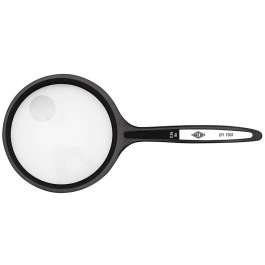 Q-connect Lupa Cristal Bifocal 75 mm Mango Curvo