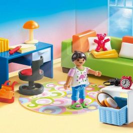 Playmobil 70209 Habitación Adolescente con Personaje, Sofá Cama, Escritorio y Accesorios – Edad +4 Años