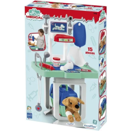 Ecoiffier Centro Veterinario con Accesorios y Escáner para Niños