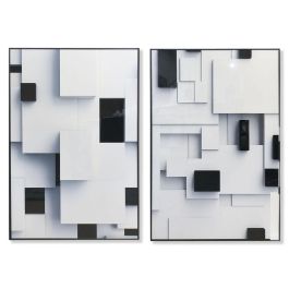 Cuadro Moderno DKD Home Decor Blanco Negro 3.5 x 120 x 80 cm (2 Unidades) Precio: 209.50000016. SKU: B1KD2FEB6B