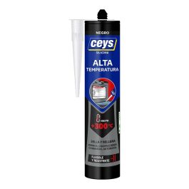 Ceys Sellador Alta Temperatura 506038 Silicona Negro Flexible Resiste hasta +300°C 280 ml Precio: 10.89. SKU: S7914110