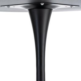 Mesa Comedor Negro Dm-Metal 100 X 100 X 75 cm