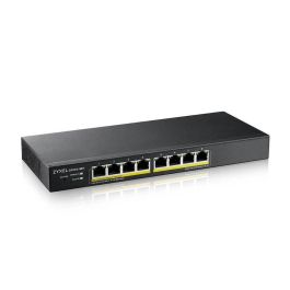 Zyxel Gs1915-8Ep, 8-Port Gbe Poe Smart Hybrid Mode Switch, Standalone Or Nebulaflex Cloud, 60 Watt 802.3At, Desktop, Fanless Zyxel Gs1915-8Ep, 8-Port Gbe Poe Smart Hybrid Mode Switch, Standalone Or Nebulaflex Cloud, 60 Watt 802.3At, Desktop, Fanless