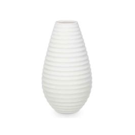 Giftdecor Jarrón Cerámica Raya Horizontal 33 cm Blanco - 19x33x19 cm (4 Unidades) Giftdecor Jarrón Cerámica Raya Horizontal 33 cm Blanco - 19x33x19 cm (4 Unidades)