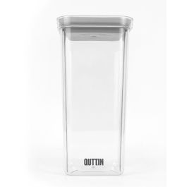 Quttin Tarro Hermetico PET 1500 ml 11.2 x 11.2 x 23 cm (12 Unidades)