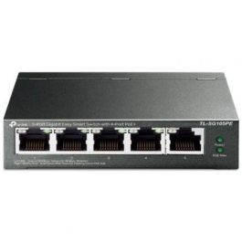 TP-Link TL-SG105PE switch Gestionado L2 Gigabit Ethernet (10/100/1000) Energía sobre Ethernet (PoE) Negro Precio: 47.49999958. SKU: S55065630