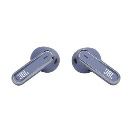 JBL LIVE Flex Auriculares Inalámbricos Bluetooth 5.3 con Cancelación Activa de Ruido (ANC), IP54, 40h Batería, Azul