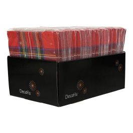 Decoris Servilletas de Papel Estampadas Verde / Rojo 33 x 33 cm