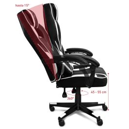 Phoenix technologies Silla Gaming Trophy Cuero PU Blanca Ergonómica para Gaming y Oficina