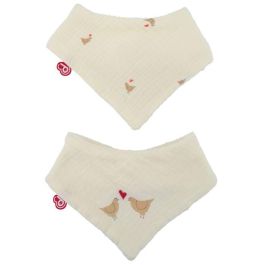 Domiva DOM1735259744703 Pack de 2 Baberos Bandana Maternity Love de Algodón Suave y Absorbente con Broches Ajustables Precio: 22.58999941. SKU: B1AY6HKCXX