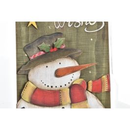 Decoracion Colgante Navidad Tradicional DKD Home Decor Verde Gris Oscuro 9.5 x 44 x 22 cm (4 Unidades)