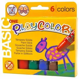 Témperas sólidas Playcolor Basic One Multicolor (24 Unidades) Témperas sólidas Playcolor Basic One Multicolor (24 Unidades)