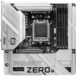 MSI B650M PROJECT ZERO Placa Base AMD AM5, DDR5, 256GB, Wi-Fi 6E, BT 5.3, Micro ATX