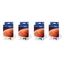Ink-Jet Brother Lc-1100Bk -M-Y-C Pack 4 Colores Alta Capacidad 900 Pag Bk- 750 Pag M-Y-C- Ink-Jet Brother Lc-1100Bk -M-Y-C Pack 4 Colores Alta Capacidad 900 Pag Bk- 750 Pag M-Y-C-