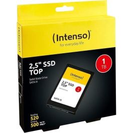 Intenso 3812470 SSD Interno Top Performance 2TB 2.5" SATA III, Velocidad Lectura 550 MB/s, Escritura 520 MB/s para PC/Portátil