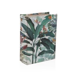 Caja-Joyero Versa Lienzo Madera MDF 7 x 22 x 16 cm Tropical Caja-Joyero Versa Lienzo Madera MDF 7 x 22 x 16 cm Tropical