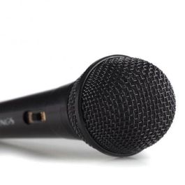 NGS SINGERFIRE Micrófono vocal Dinámico Singer Fire con cable 3m, botón ON/OFF, jack 6.3mm profesional para Karaoke, conferencias, actuaciones NGS SINGERFIRE Micrófono vocal Dinámico Singer Fire con cable 3m, botón ON/OFF, jack 6.3mm profesional para Karaoke, conferencias, actuaciones