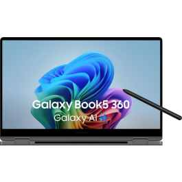 Samsung NP754QHA-KA1ES Portátil Galaxy Book5 360 15.6" Full HD Táctil Intel Core Ultra 5 16 GB LPDDR5x 512 GB SSD Windows 11 Pro Gris