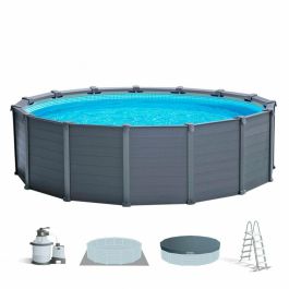 Intex Piscina Graphite Gray Panel D478x124 con Bomba Arena Redonda 478x124 cm Precio: 1280.00576. SKU: B17PR5MLL4
