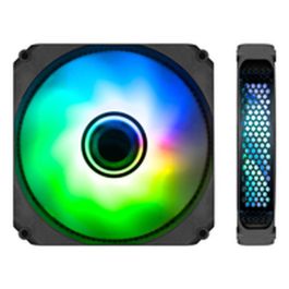 Coolbox Ventilador Caja Infinity ARGB 120 mm - Silencioso, Efecto Túnel de Colores