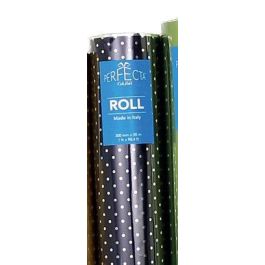 Papel De Regalo Bobina Colibri 30 Cm X 30 M Simple Estampado Azul Con Puntos Metalizado Precio: 27.50000033. SKU: B1HPYVSN68