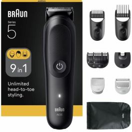 Braun AIO5540 Recortadora de pelo y barba, 120 min autonomía, 14 ajustes de longitud, Negro Precio: 72.59000056. SKU: B1K67T5ZBE