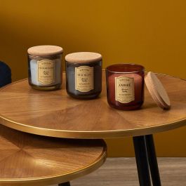 Home Deco Factory Vela Perfumada Apothicaire - Ámbar, Flor de Algodón, Almizcle Blanco - 270g, 35h