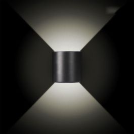 Edm Aplique Led Ovalado 3W 60 Lm 4000K Luz Día IP54 12x12x6cm