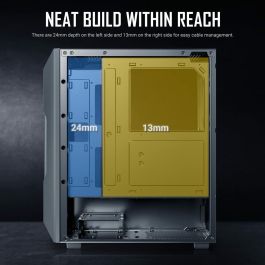 Antec AX61 Elite Midi Tower Negro PC Caja de Ordenador con ventiladores de 120 mm y soporte para 2.5/3.5”