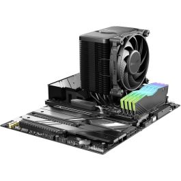 be quiet! DARK ROCK 5 Refrigerador Procesador CPU 12cm Negro 2100 RPM compatible con Intel LGA 1700, 1851 y AMD AM4, AM5. Potente 210W TDP.