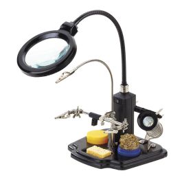 Nimo Soporte para Soldador HRV7571 con Lupa LED y Pinzas de Cocodrilo para Trabajos sin Manos Precio: 56.78999964. SKU: B1CSB9ZVXD