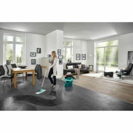 Leifheit PROFI: Conjunto de Limpieza con Cubo de Ruedas y Mopa Micro Duo de 42 cm