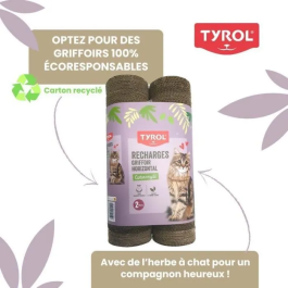 Tyrol TYR3281014041419 Recambios para rascadores Horizontal Allure x2