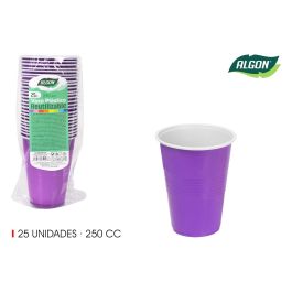Set de 25 Vasos Bicolor Fucsia y Azul 250 ml Algon (24 Cajas) Precio: 28.49999999. SKU: B1EB3TF3G9