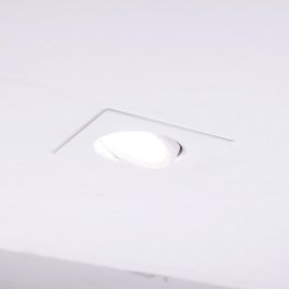 Foco Downlight LED Rectangular Basculante 7W 630Lm Blanco Frío 6000K IP20 CRI 80 40.000H Aluminio [HO-DLPL-CUAD-7W-CW]
