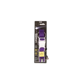 Dog Gone Smart Collar Comet Luminoso Recargable USB Talla L 51-63 cm Morado