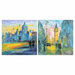 Cuadro DKD Home Decor Ciudad 100 x 3 x 100 cm Loft (2 Unidades) Precio: 94.50000054. SKU: S3018300
