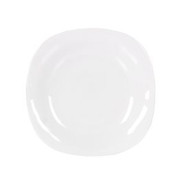 La Mediterranea Vajilla 12 Piezas Cuadrada Opal Colección Palaos Platos 28 cm 23 cm 21.5 cm (2 Unidades)