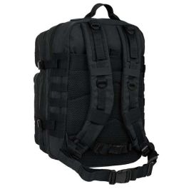 Mochila militar portatil 15,6'' safta basic "negro" 30x48x23cm