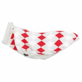 Jersey para Perro Trixie Blanco Rojo Gris M