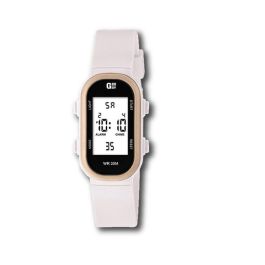 G&B TIME Reloj GBody LCD Rectangular con Luz LED Blanca y Estuche WR3 para Cadete