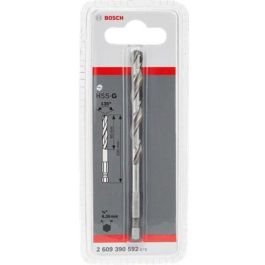 Bosch HSS-BIM LS PC Broca de centrar HSS-G para Taladro, 6.35 mm de diámetro, 80 mm de longitud, para Metal y Madera