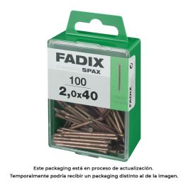 Fadix 10920075 Clavo de Acero para Rodapié 2,0x40mm Caja 100 Unidades