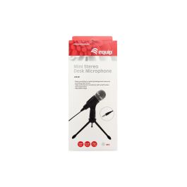 EQUIP MICROFONO SOBREMESA LIFE ONMIDIRECCIONAL JACK 3.5" CANCELACION RUIDO BOTON MUTE