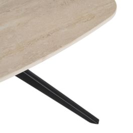 Mesa Centro Travertino 60 X 60 X 50 cm