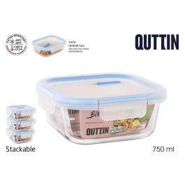 Inde Fiambrera Cuadrada con Tapa Hermética 16x16 cm Estilo Boho (6 Unidades) Precio: 15.49999957. SKU: B164898LBV